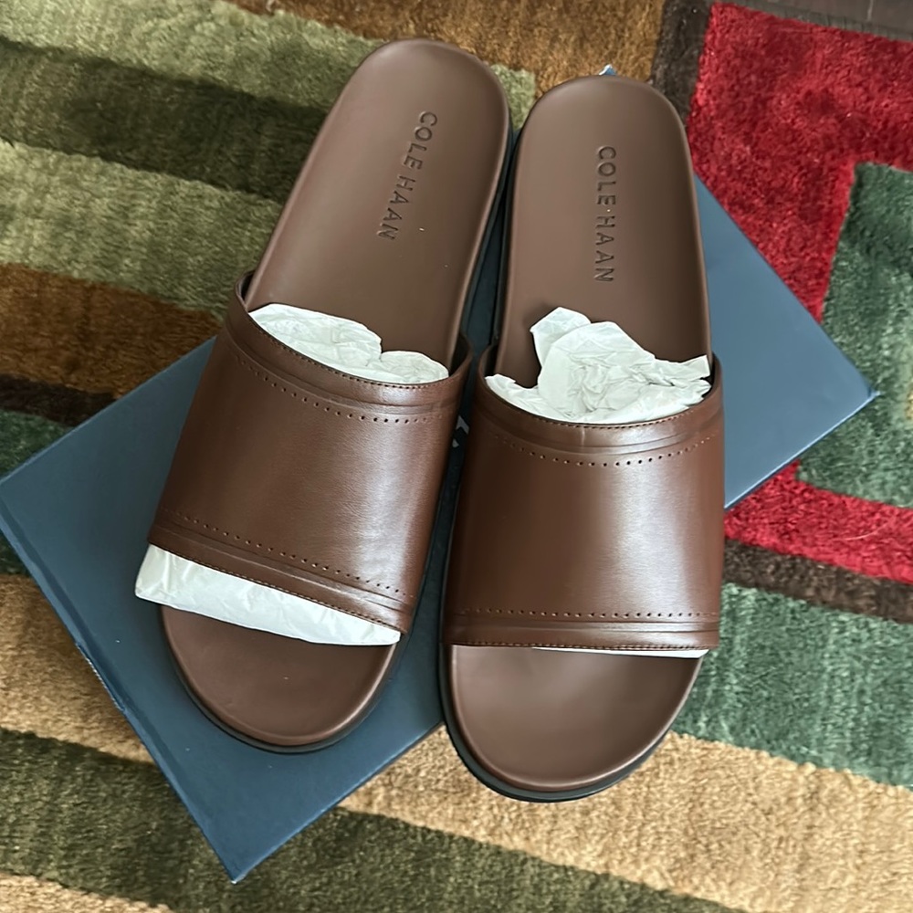 Men’s Cole Haan Leather Slides